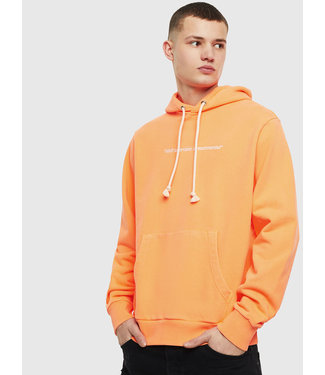 Diesel S Girk hooded sweat orange