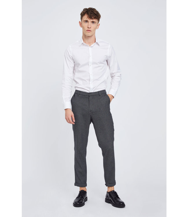 Plain Josh trousers navy melange pep