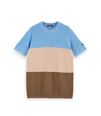 Block Striped Knitted Tee