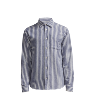 NN.07 Levon shirt Navy Stripe