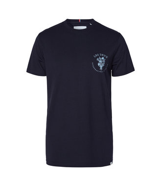 Les Deux Sprezzatura tee s/s dark navy dust blue