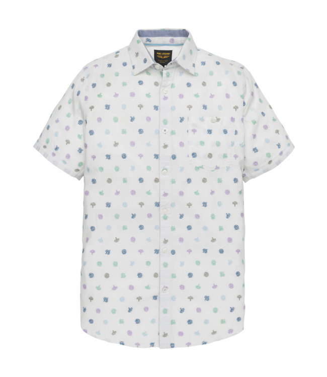 Short Sleeve Shirt Fil Coupe Bright White - PSIS194219-7003