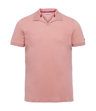 Cast Iron Short Sleeve Polo Lyocell Blend - Mellow Rose