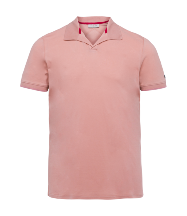 Cast Iron Short Sleeve Polo Lyocell Blend - Mellow Rose - CPSS212860-3207