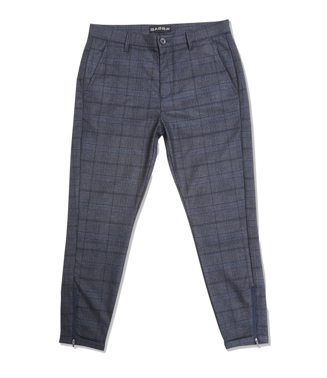 Gabba Pisa son check pant navy - 2210211012-076