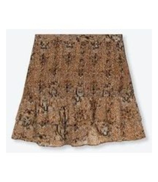 Alix the Label Ladies woven animal crepe rok