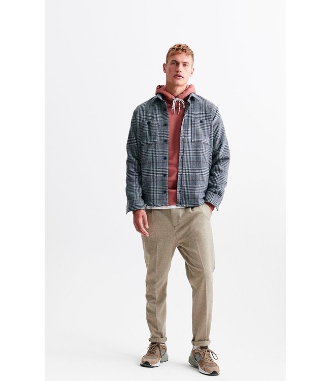 Goodpeople Site shirt grey denim blue - 21020217-2273