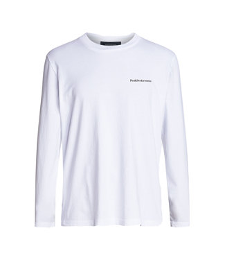 Peak Performance Original backprint tee l/s white