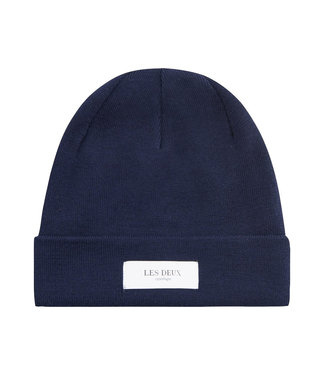 Les Deux Merino beanie dark navy