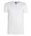 Alan Red oklahoma 2pack v neck tee s/s white