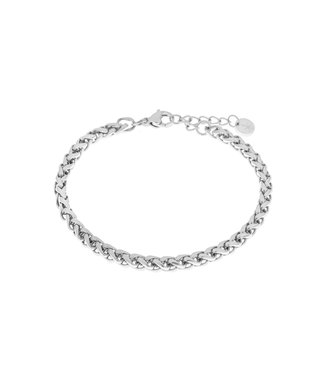 Label Kiki Label Kiki Cobra bracelet silver KSA1032-SILVER