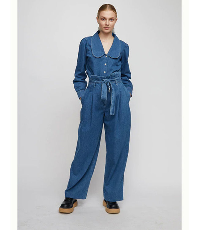 Just Female Best denim pant blue