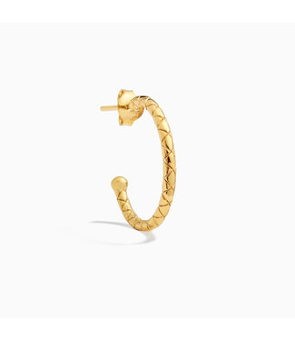 Eline Rosina Atelier large snake hoop gold