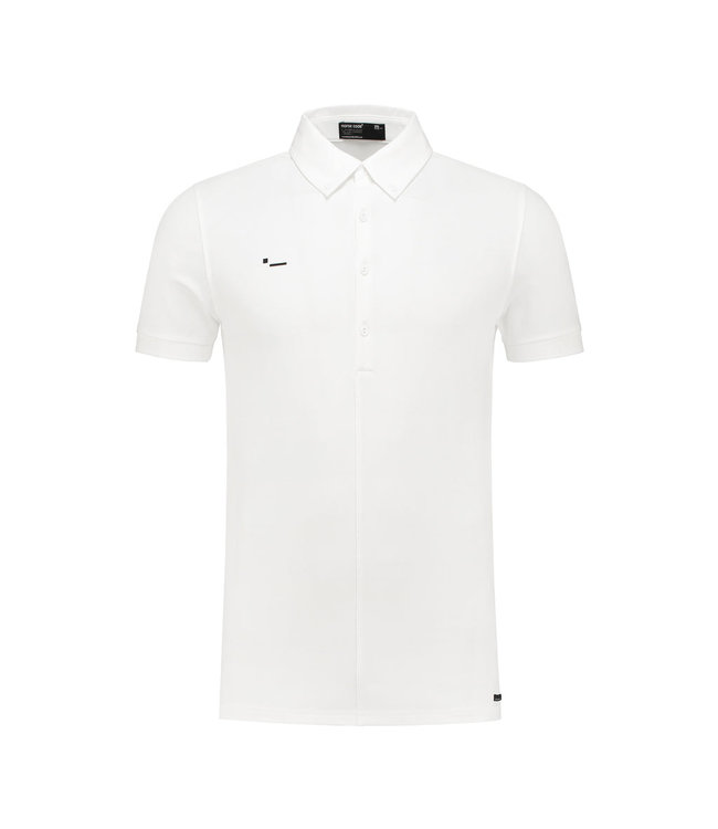 Morse Code Alpha 1 polo s/s white