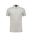 Morse Code Alpha 1 polo s/s light grey melange