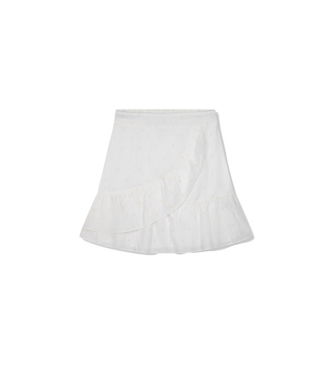 Alix the Label Linen lyocell skirt soft white