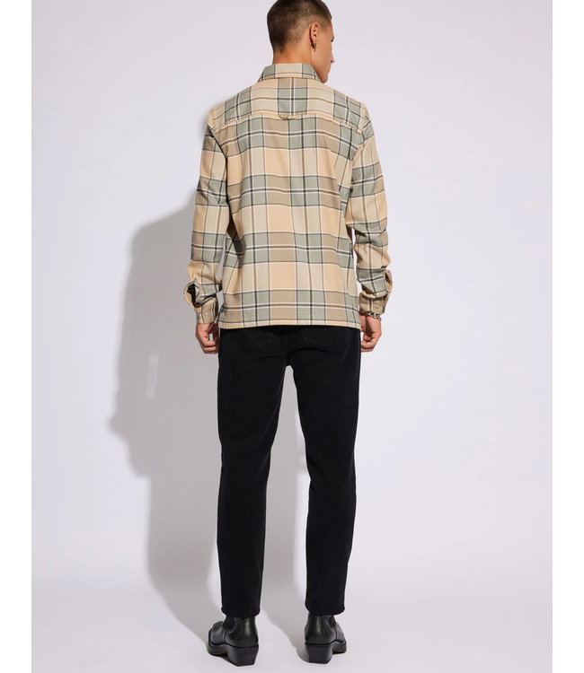 Won Hundred Kurt shirt l/s laurel oak check