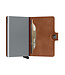 Secrid Miniwallet vintage cognac silver