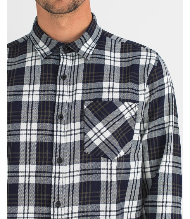 Butcher of Blue Robbins Mid Check Shirt Alaska Blue