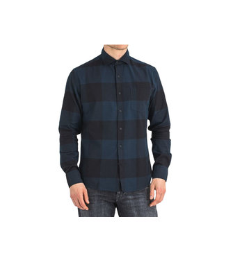 Butcher of Blue Stevie Check Shirt Alaska Blue