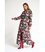 POM Amsterdam Mea flower dress blaze anthracite