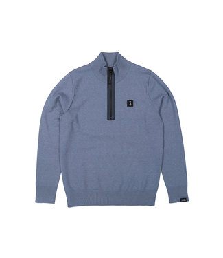 Butcher of Blue Clifden Halfzip China Grey