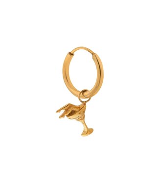 Label Kiki Cocktail lady hoop gold