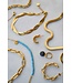 Label Kiki Braided snake bracelet gold