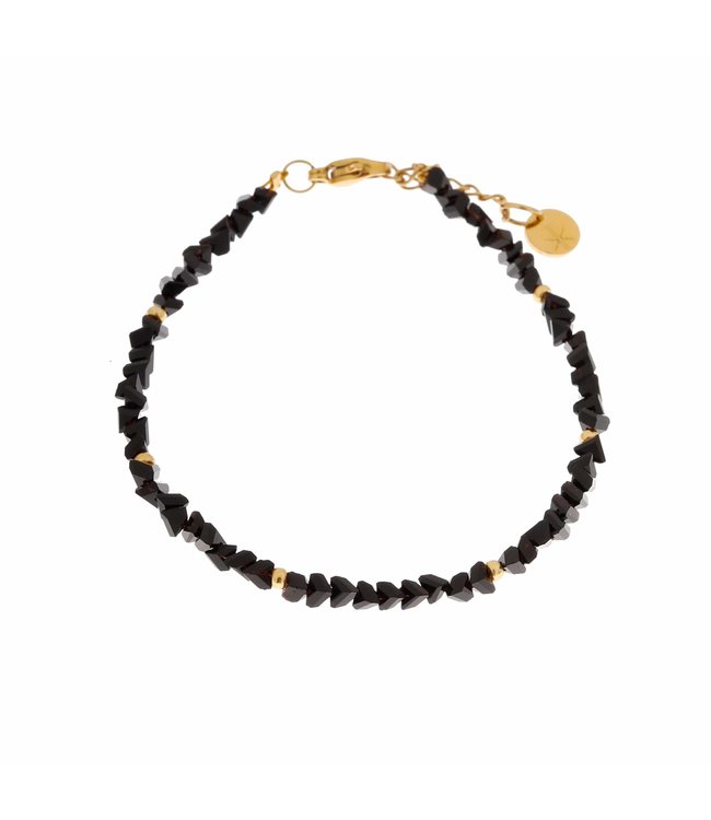 Label Kiki Totally black gold bracelet