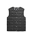 Taion V neck button down vest black