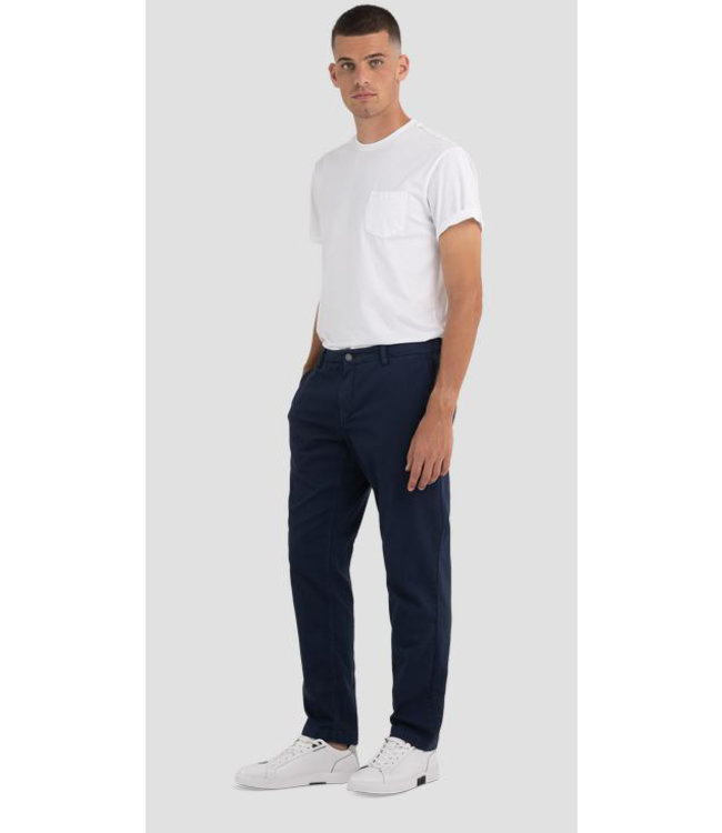 Replay Benni hyperflex chino navy blue