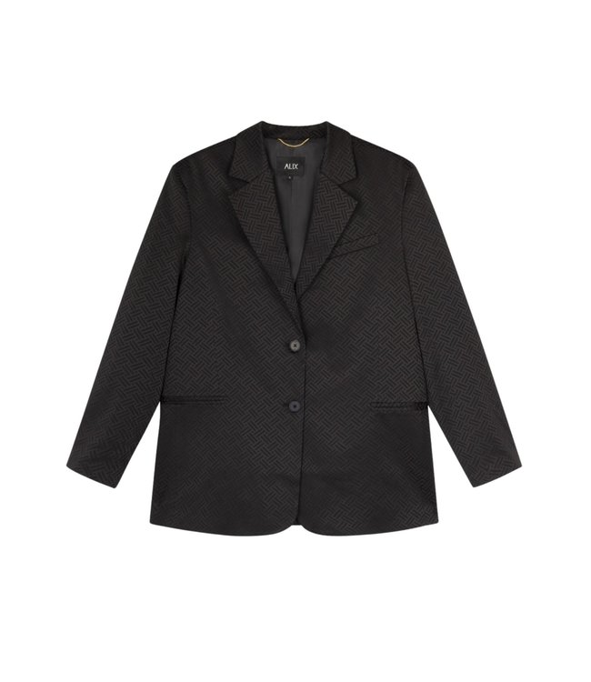 Alix the Label Graphic blazer black