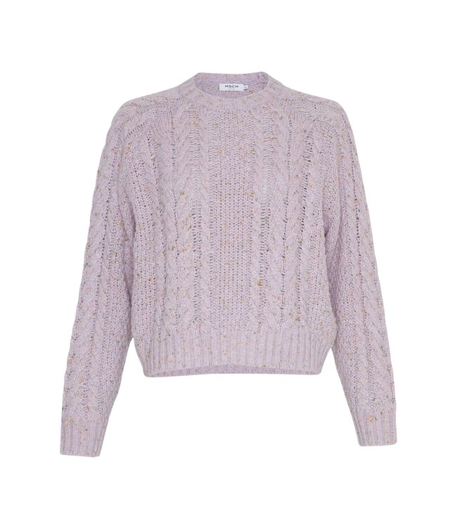 MSCH Copenhagen Kristel pull lilac multi - NewStyle.nl