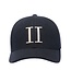 Les Deux Wool II baseball cap dark navy ivory