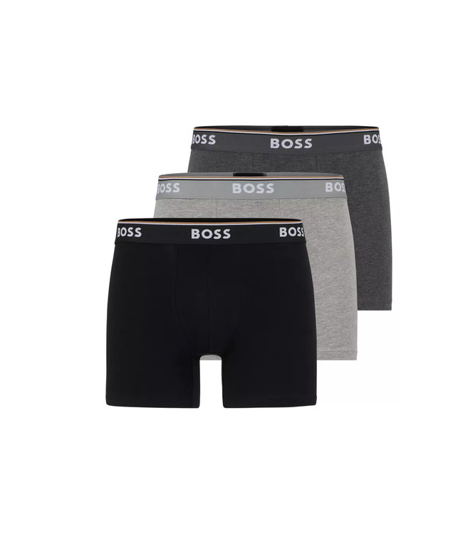 Hugo Boss Boxerbrief 3pack open grey