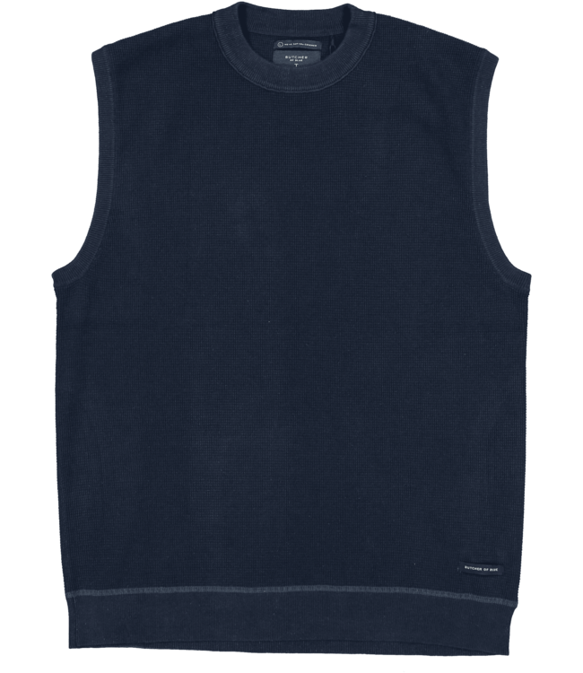 Butcher of Blue Square Sleeveless Alaska Blue