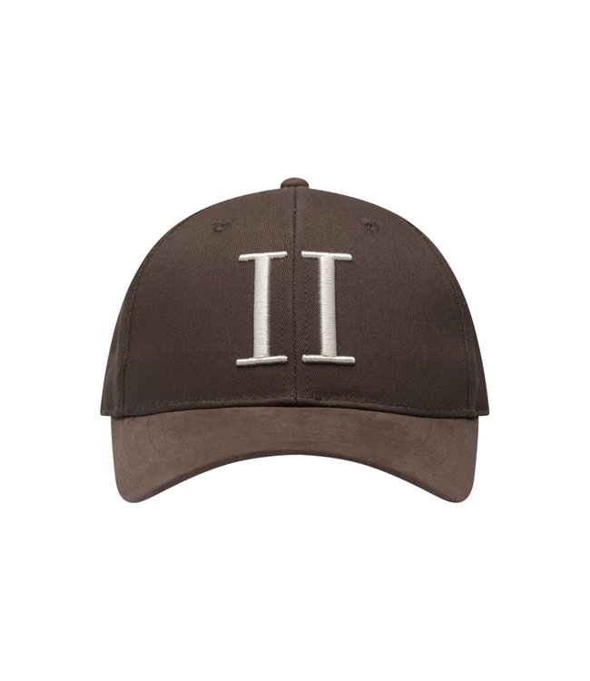 Les Deux Baseball Cap Suede II Coffee Brown