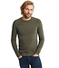 Denham Jv Raglan crew army green