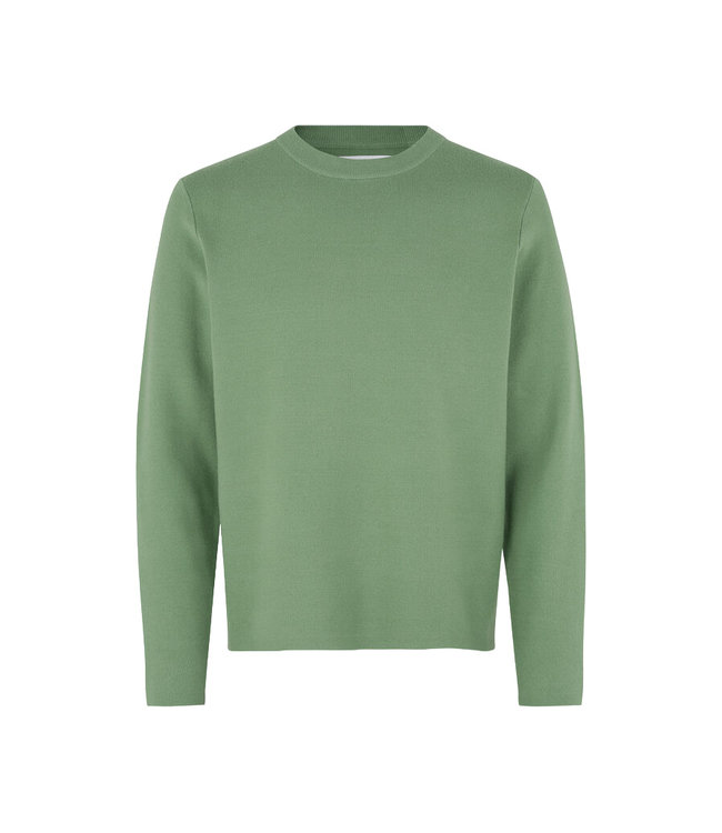 Samsoe Samsoe Gunan Crew Neck basil - NewStyle.nl