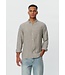 Les Deux Kristian Linen B.D. Shirt Ivory/Olive Night