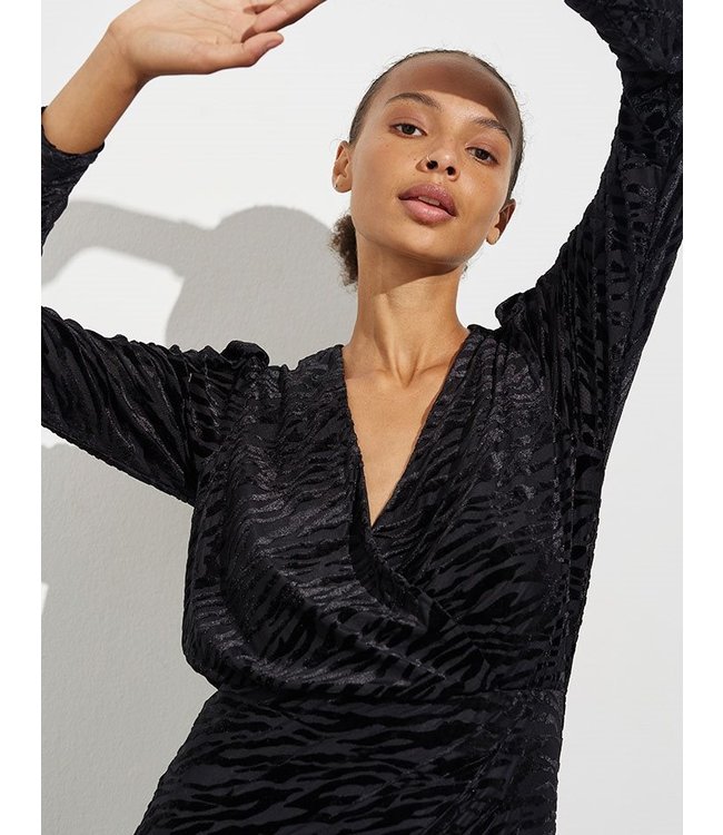 MbyM Delfina drizzle dress black 55168800-880