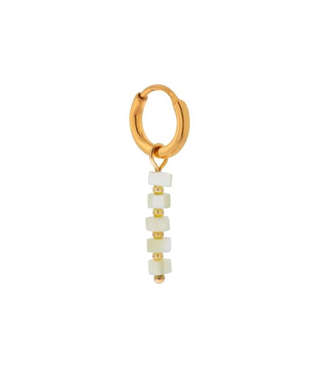 Label Kiki Seafoom hoop gold KSH1181-GOLD