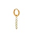 Label Kiki Seafoom hoop gold KSH1181-GOLD