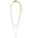 Pilgrim BAKER necklace 3-in-1 set gold-plated 632312001
