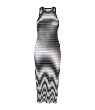 Gestuz Drew striped dress black white