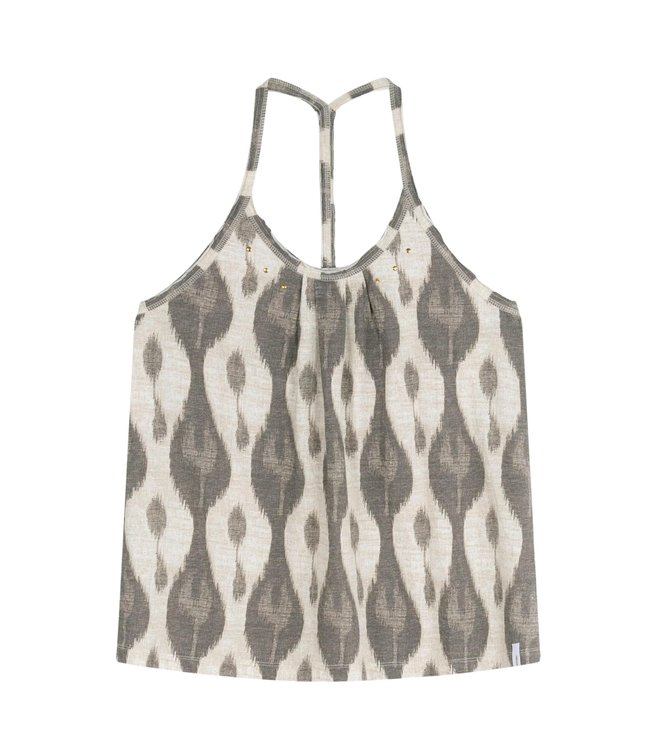 10Days Racerback Singlet Ikat ecru