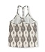 10Days Racerback Singlet Ikat ecru