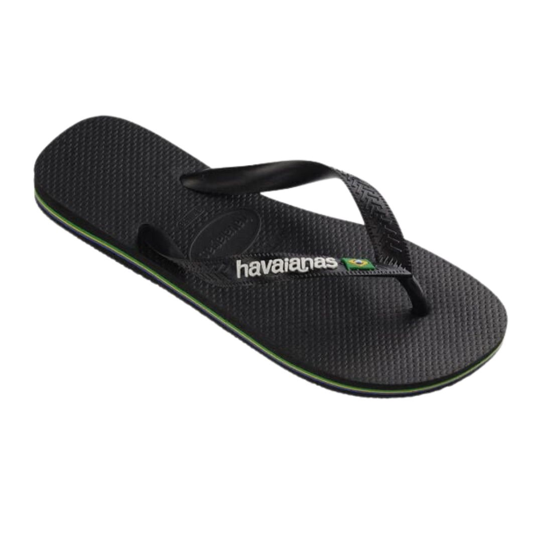 HAVAIANAS Brasil Logo Black/Black