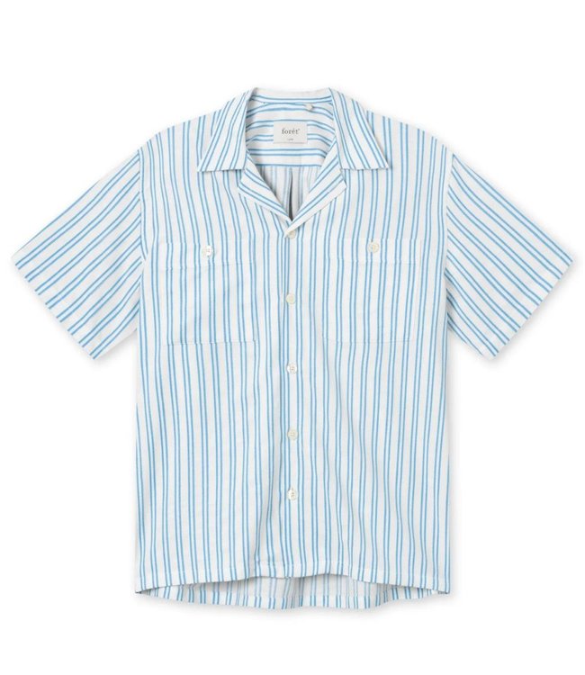 Foret Sway Shirt white blue- Cloud/Ocean 2768-F1009