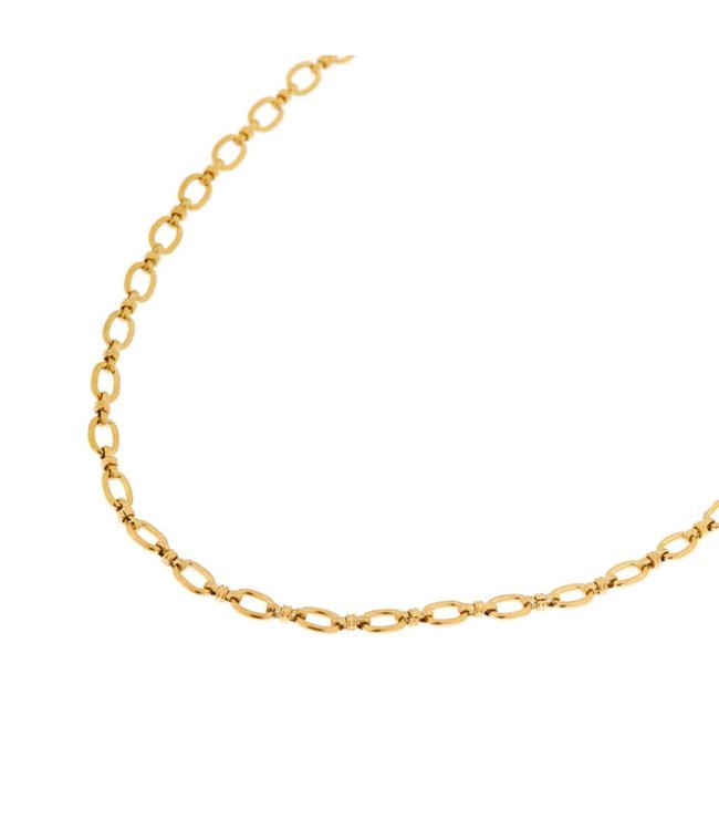 Label Kiki Open chain necklace gold KSK1241-gold